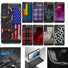 For Samsung Galaxy S22 Flex TPU Fiber SET12 Slim Shock Combat Case