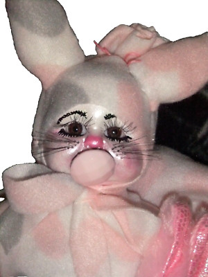 Hi ''PEOPLES'' I am  ''PENELOPE'' a Reborn Rabbit doll and a stuffed  Easter rabbit