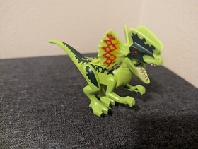 Replacement Dilophosaurus figure for Lego Jurassic world set 75916