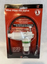 Keeney K830-14 Toilet Fill Valve Mini Pilot Non Anti-Siphon, White NEW