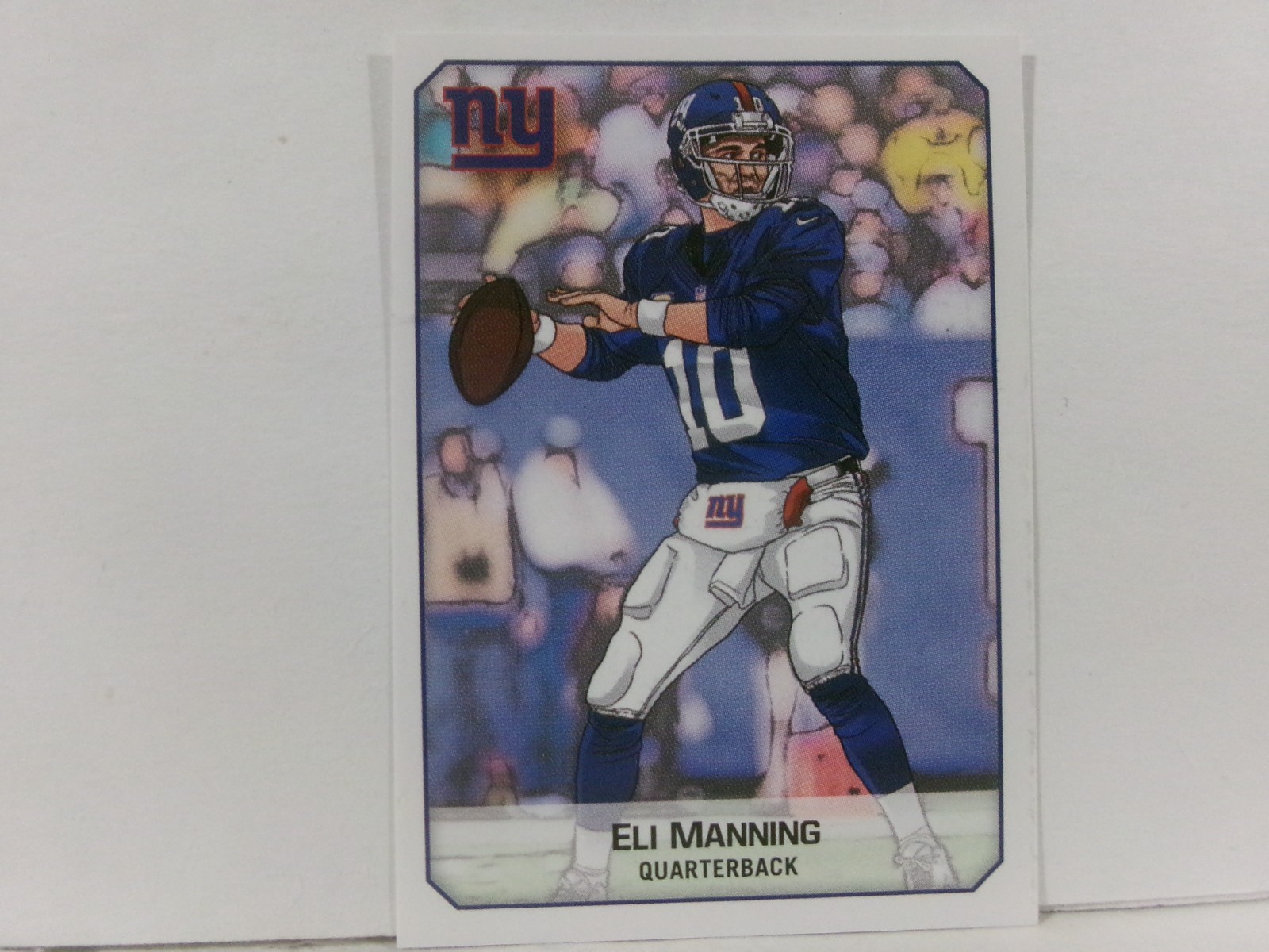 2020 Panini NFL Sticker & Card Collection ILLUSTRATION #261 ELI MANNING