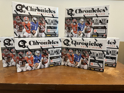 2021 Panini Chronicles NFL Draft Picks Mega Box - (Sealed Set Of SIX)