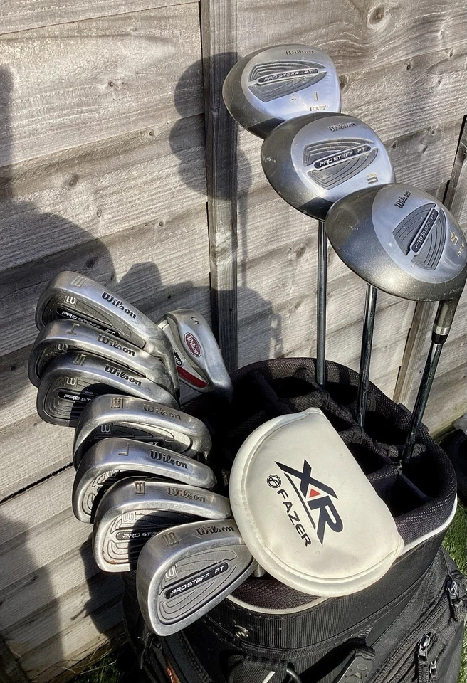 Right Handed Wilson Golf Club Set /Ping Cart Bag/ - Image 2 of 4