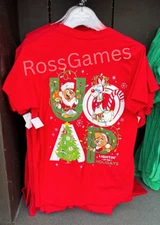 Universal Studios 2025 UOAP Passholder Christmas Holiday Shirt Earl the Squirrel
