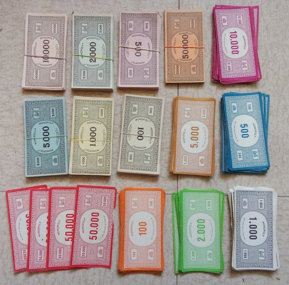 vintage lot vrac ancien billet monopoly - Photo 1/1