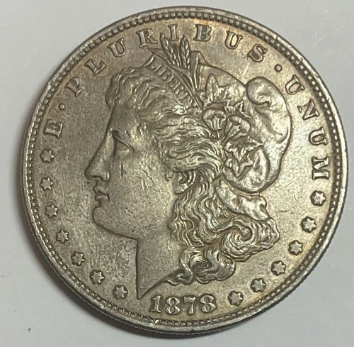 1878 8TF  Morgan Dollar - XF/AU Scarce Variety - Nice Coin - No Reserve