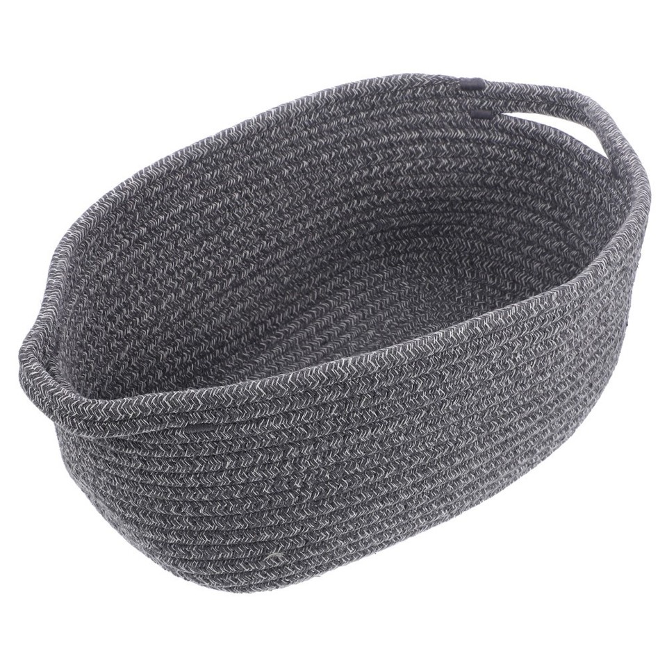 Sundronis Woven Basket Sundries Storage Basket Magazine Toys Container Blanket ...