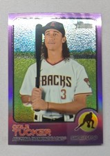 2022 Topps Heritage High Number - Cole Tucker #673 Chrome Purple Refractor