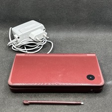 Nintendo DS XL Bordeaux Red Console Working Perfectly