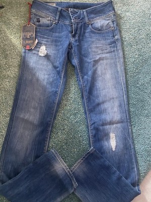 Le Temps des Cerises Damen Skinny Jeans F220 BASIC GR.26 NEU Used-Effekt