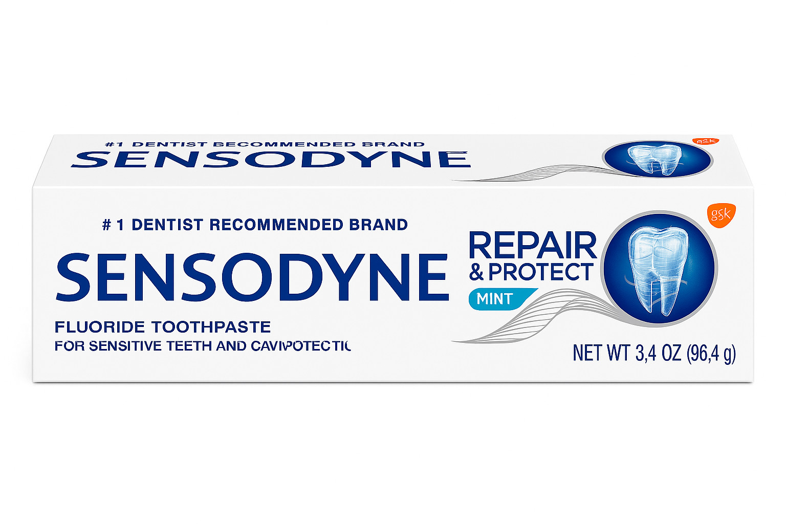 6-Pack Sensodyne Repair and Protect Whitening Toothpaste 3.4