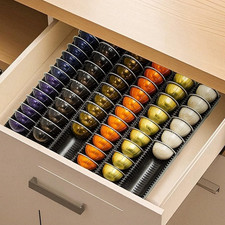 Coffee Pod Storage Holder Drawer Insert for Counter Compatible with Nespresso Ve