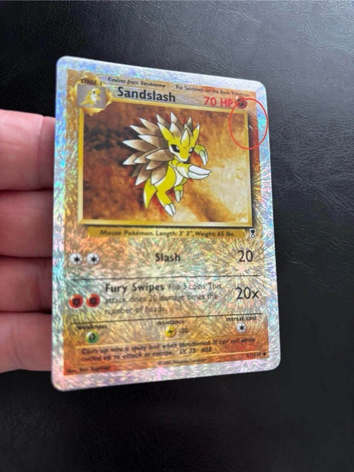 Sandslash 62/110 Legendary Collection Reverse Holo LP+/Mint. Minor Scratch - Image 3 of 4