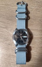 SEIKO SEIKO5 Automatic 7S260060 Dark Gray NATO Strap Date Day Watch