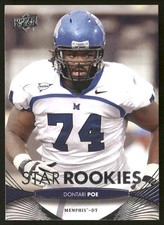 Dontari Poe 2012 Upper Deck #220 - Memphis Tigers