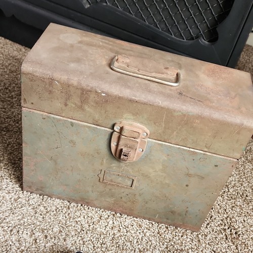 WW11 Vintage Metal locker/chest
