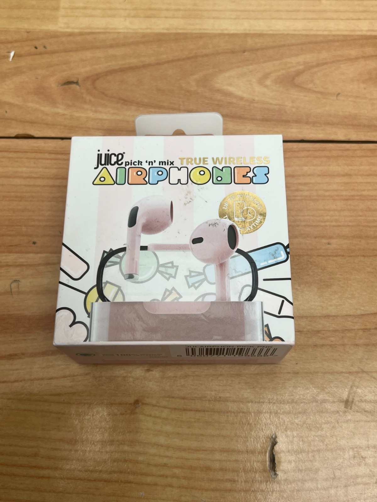 Juice Pick 'n' Mix True Wireless Airphones - Pink - BRAND NEW SEALED