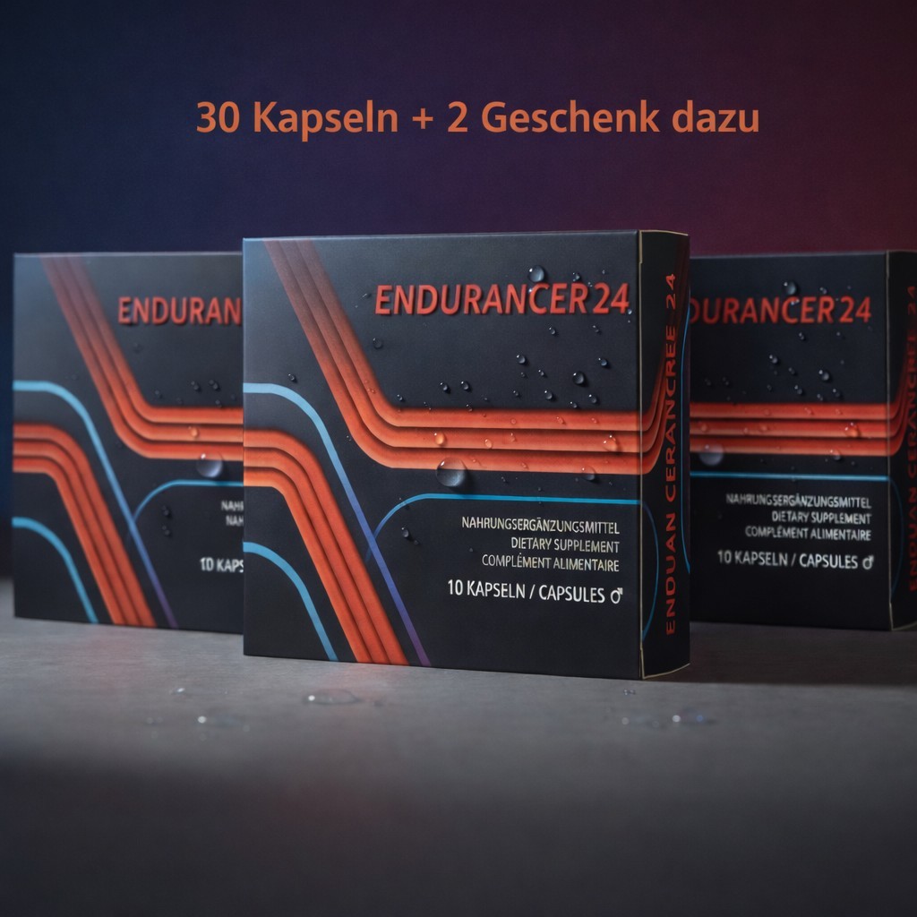 Endurancer 24 NEU 3 Packungen 30 Kapseln+2 Stück GESCHENK 🎁 🥳