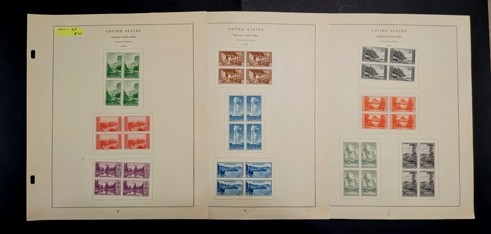 US National Park Blocks & Sheets Complete Set - Image 2 of 4