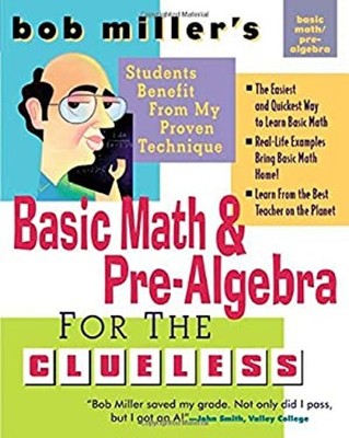 Basic Math and Pre-Algebra Paperback Bob Miller