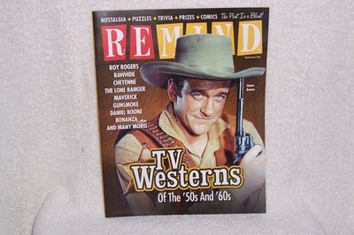 Remind Magazine September 2021 TV Westerns of the 50's And 60's James Arness NEW