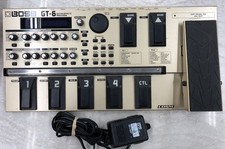 BOSS GT-6 Guitar Multi Effects Processor Pedalboard WITH POWER SUPPLY