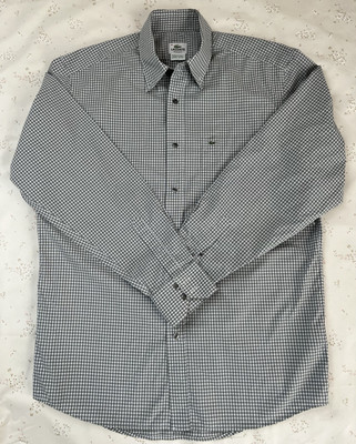 Lacoste Men s Long Sleeve Regular Fit Dress Shirt Size 42