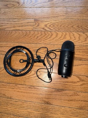 Blue Yeti USB Mic Black With The Starter Boom Base And Cable Included