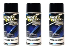 Spaz Stix SZX10009 COMBO SAVING 3x Ultimate Mirror Chrome Aerosol Paint RC Lexan