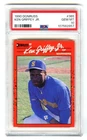 KEN GRIFFEY JR.~1990 DONRUSS PSA-10 GEM-MT GRADED BASEBALL CARD #365 (NEW CASE)