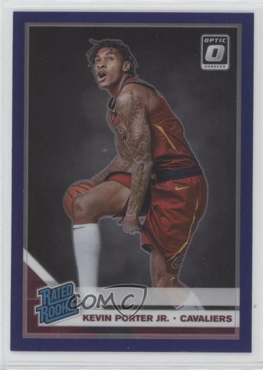 2019-20 Panini Donruss Optic Rated Rookie Purple Prizm Kevin Porter Jr #179 r3h