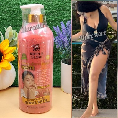 Ripple GLOW Tomato Lycopene Luxurious & Premium Whitening Scrub Bath. Spf30 X 1