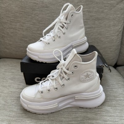 Converse Run Star Legacy CX High Triple White Damen - UK 5,5 - Plateau High