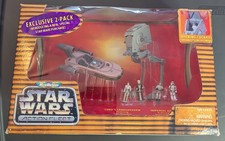 Star Wars Action Fleet Landspeeder Imperial AT-ST 1995 NEW Luke Obi-Wan Driver