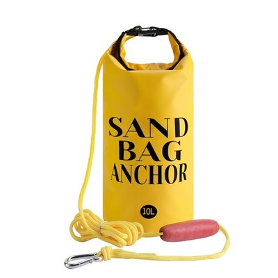 10L Sand Anchor for Small Boats, 2 in 1 500D PWC Jet Ski Anchor Kit