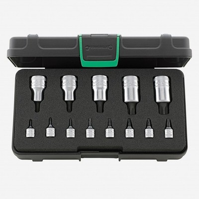 Stahlwille 54TX/44KTX/13 Inside Torx Socket Set, 1/4'' Drive, 1/2'' Drive, T8 - T6