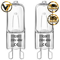 G9 Halogen Backofenlampe 40W 300 Grad Dimmbar Warmweiß 2700K 2 StüCk