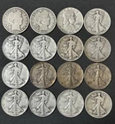 🔥 90% Silver Half Dollar Mixed Coin Lot Walking liberty Barber Franklin 🔥