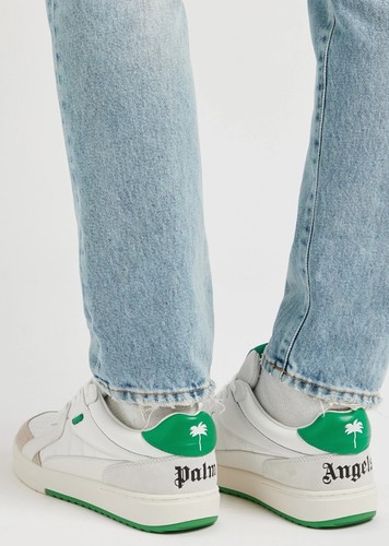 Palm Angels - University panelled leather sneakers - Picture 5 of 9