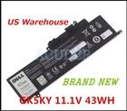 GK5KY Battery For Dell Inspiron 11 3147 3148 3518 Inspiron 13 7347 7348 15 7558