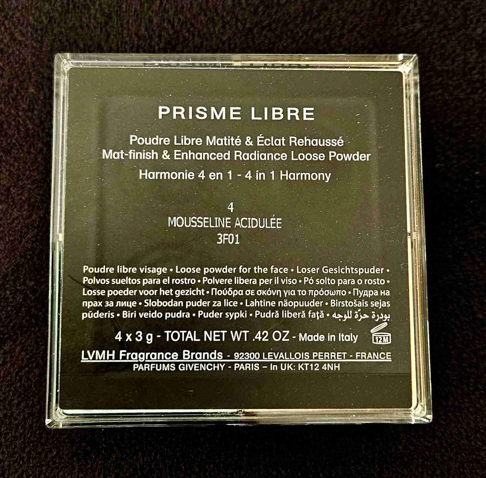 NWT Givenchy Prisme Libre Mousseline Acidulee Loose Face Powder Quad Shade 4 - Image 2 of 4
