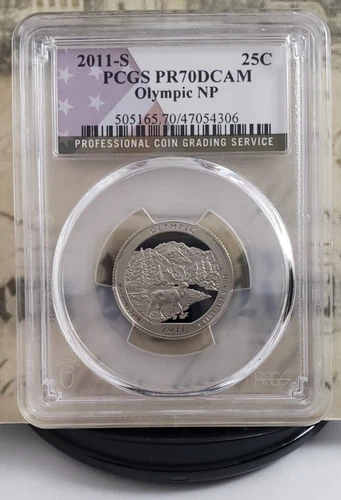 2011-S Olympic National Park Quarter - PCGS PR70DCAM - Wildlife - Top Grade 4306