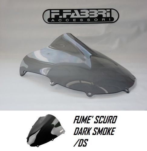 FABBRI Cupolino DOUBLE BUBBLE Fumé Scuro Per SUZUKI GSX-R 750 1996 1997 - Foto 1 di 1