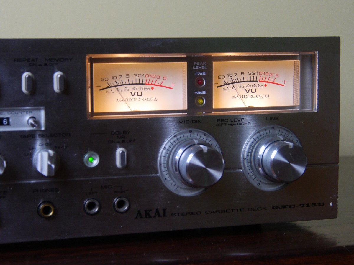 【希少】 AKAI（赤井電気）　ステレオカセットデッキ　GXC-715D　642 Akai GXC-715D very good conditions | eBay