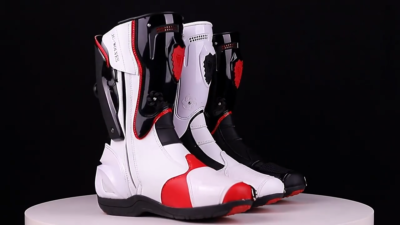 JG WOLVES Mens Motorcycle Boots Motorbike Riding Breathable Shoes