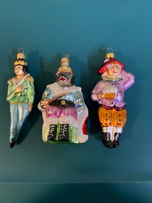 radko ornament Nutcracker Ballet Suite II  3 ornaments  1996 mint w tags
