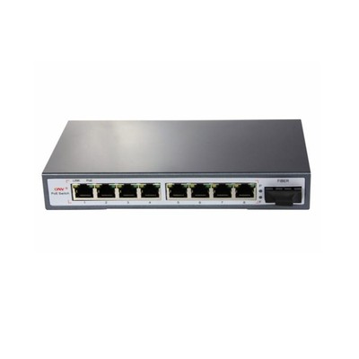 65W 9 Ports PoE Switch 10/100M Switch 4-Port POE 1-Port Fiber SC fiber interface