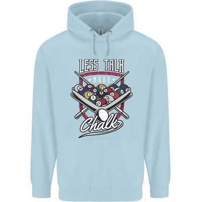 Lustiger Hoodie 9-Ball Pool Less Talk More Chalk Kinder Kids