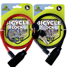 Bike Cable Combination Lock Keys Heavy Duty Strong Steel Bicycle Security Chain
