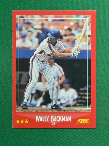 1988 Score Baseball #303 Wally Backman